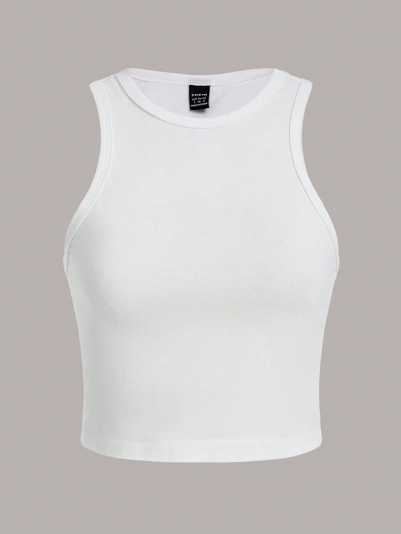 Essnce Casual Solid Color Versatile Sexy Cropped Camisole For Women, Suitable For Summer,Summer Top