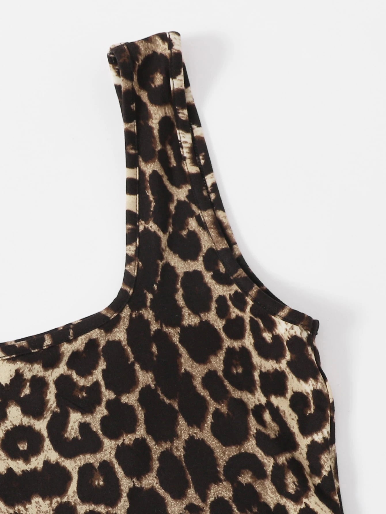 Essnce Women Tank Top Leopard Crop Tank Top