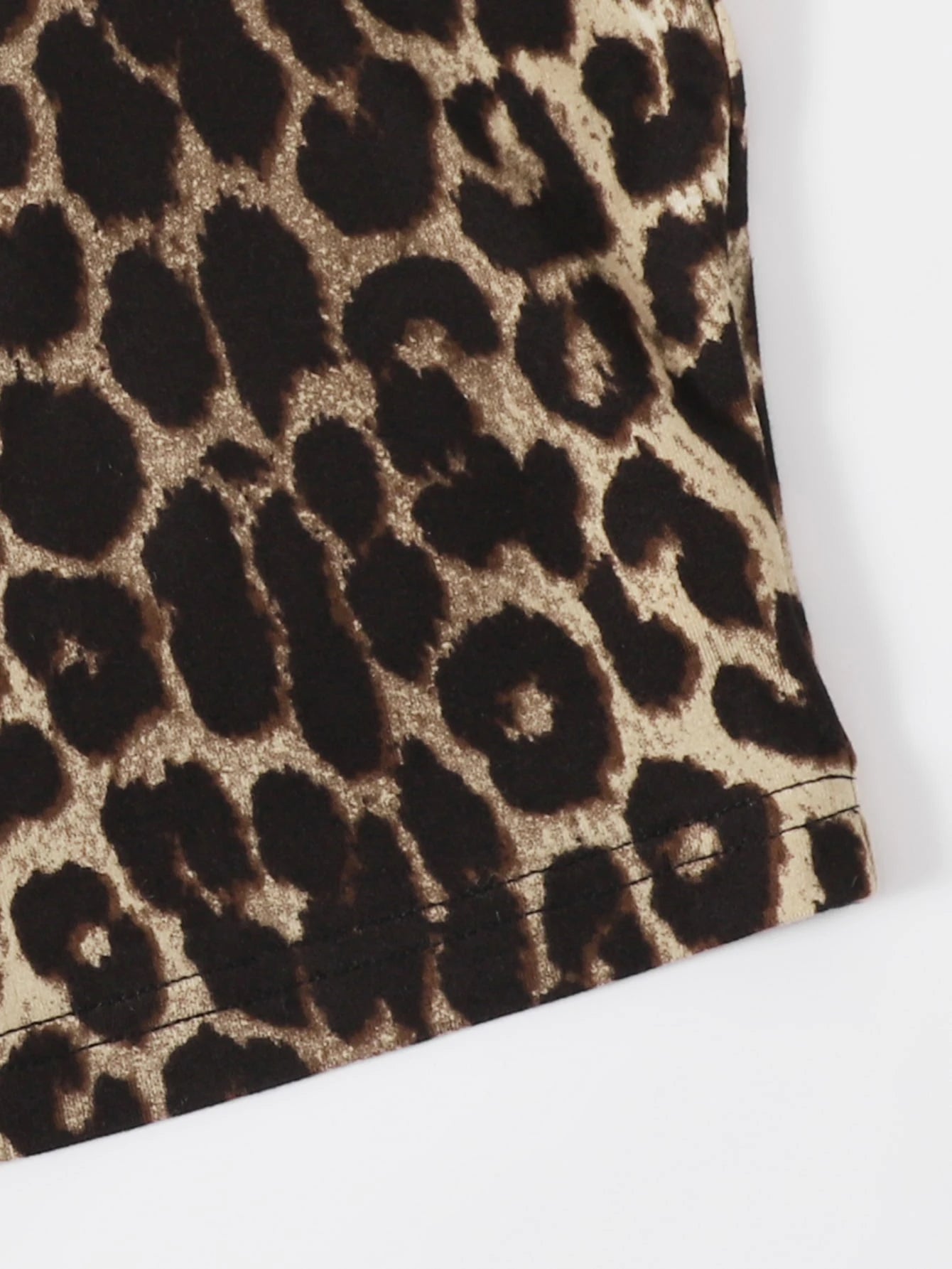 Essnce Women Tank Top Leopard Crop Tank Top