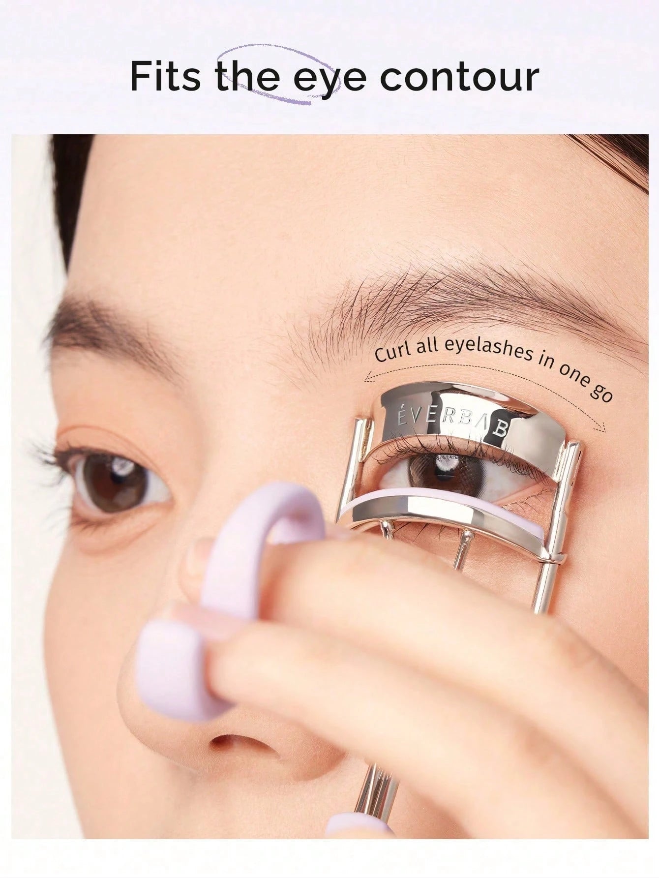 Everbab One-Click Eyelash Curler Type II Instant Curl Long-Lasting Suitable For Beginners