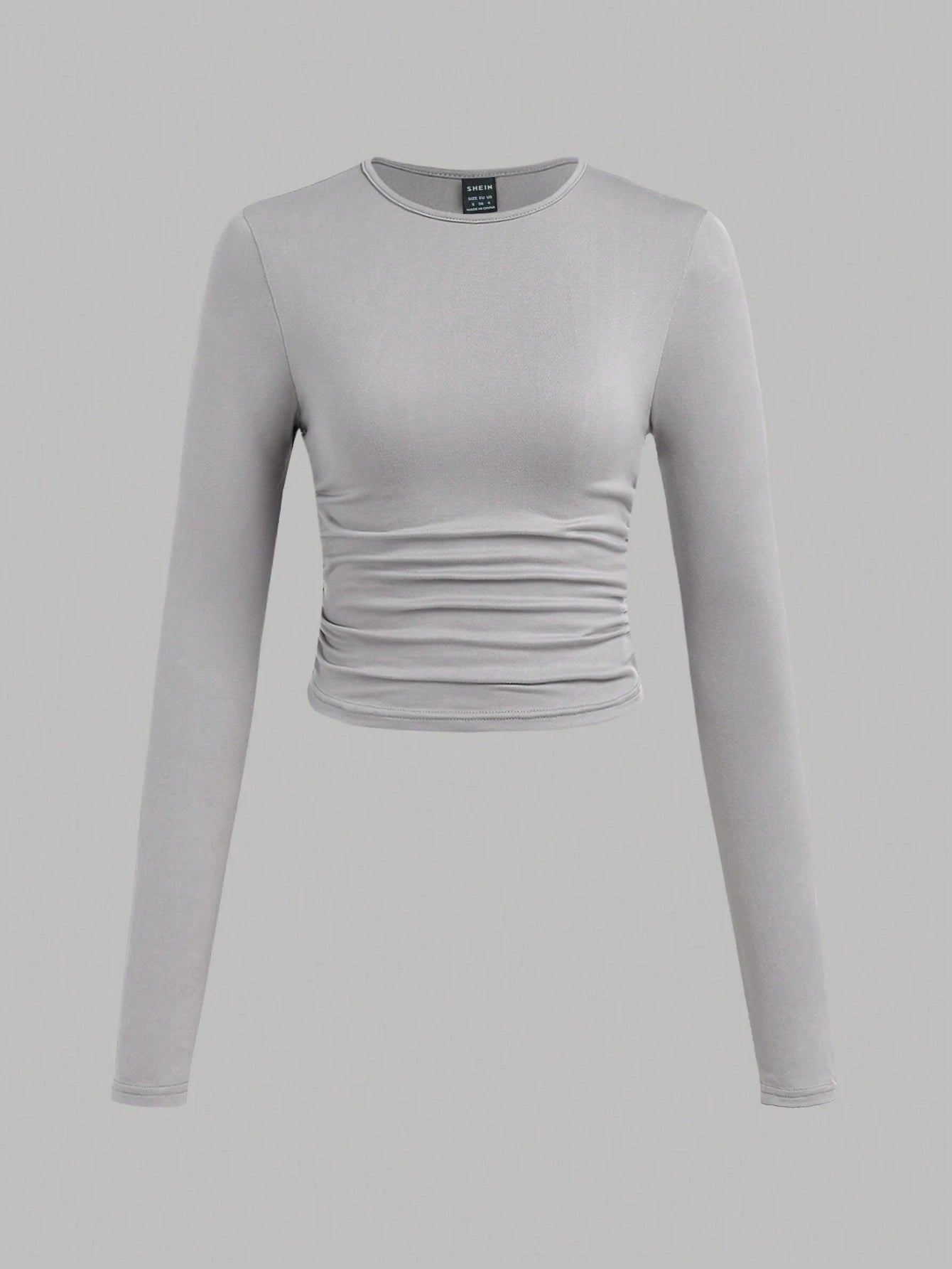 EZwear 3 Set Multi-Pack Women Versatile Casual Simple Long Sleeve T-Shirt Valentine's Day Autumn And Winter Summer Outfits Beach Everyday White Grey Black