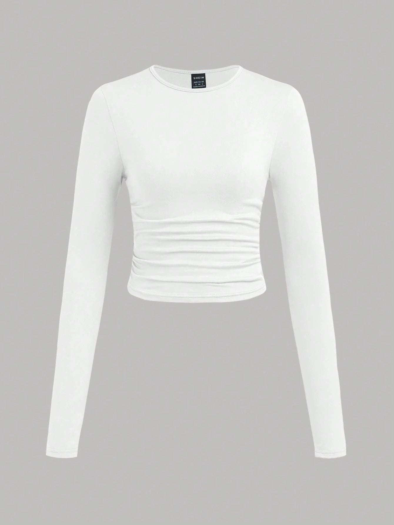 EZwear 3 Set Multi-Pack Women Versatile Casual Simple Long Sleeve T-Shirt Valentine's Day Autumn And Winter Summer Outfits Beach Everyday White Grey Black