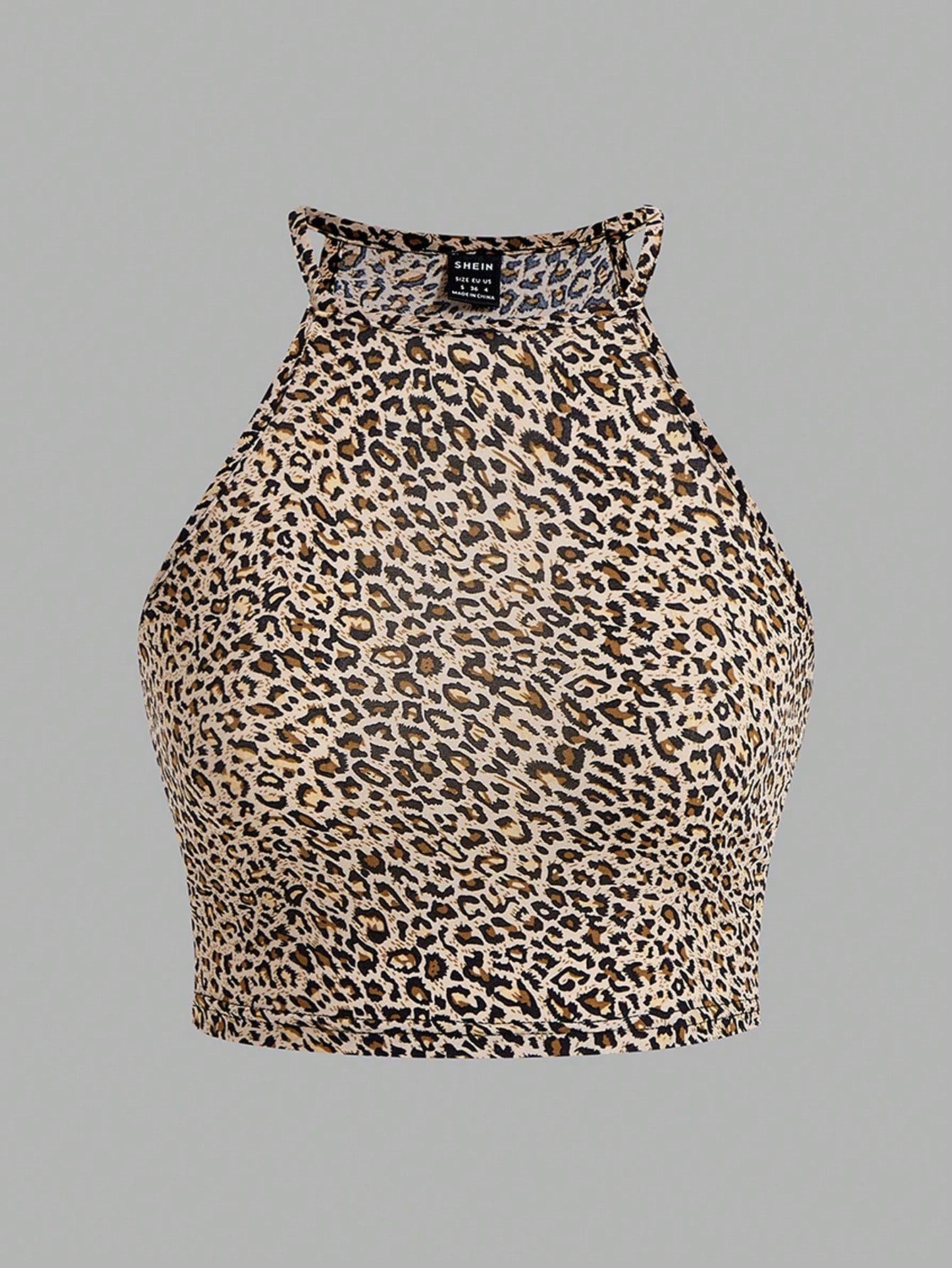 EZwear 3pcs Leopard Print Casual Tank Tops For Women, Suitable Summer Multi Pack Women's Crop Animal Cheetah Top