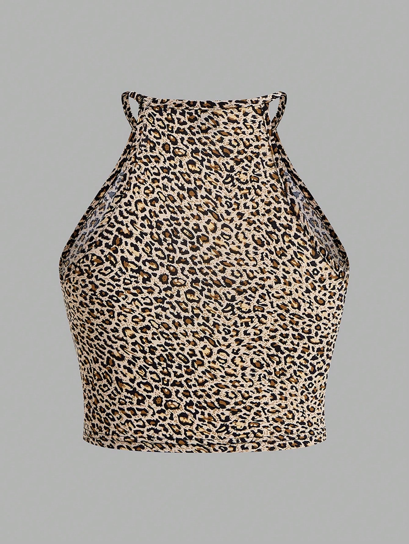 EZwear 3pcs Leopard Print Casual Tank Tops For Women, Suitable Summer Multi Pack Women's Crop Animal Cheetah Top