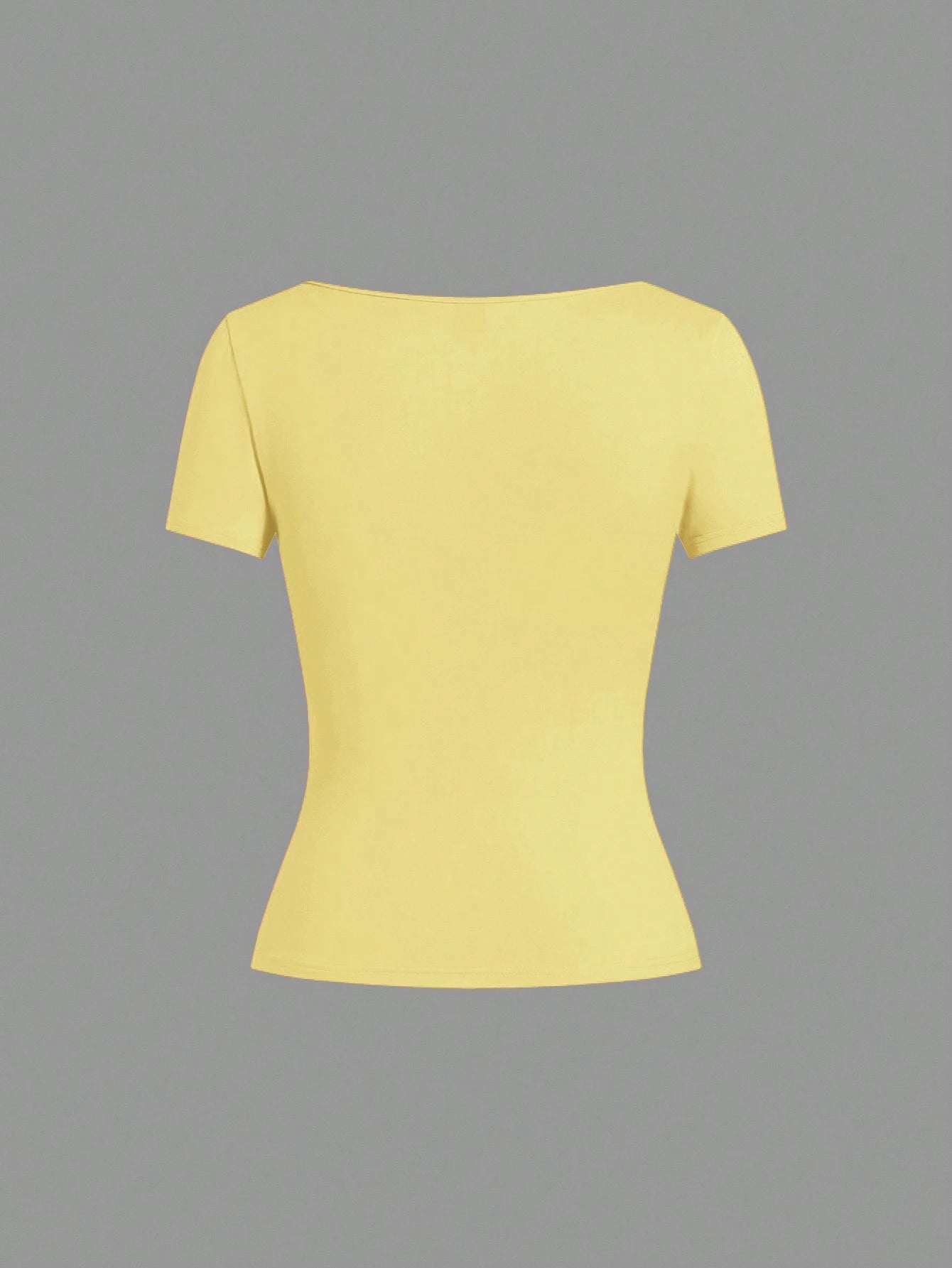 EZwear 5pcs/Set Multicolor Knit Women T-Shirts, Spring/Summer