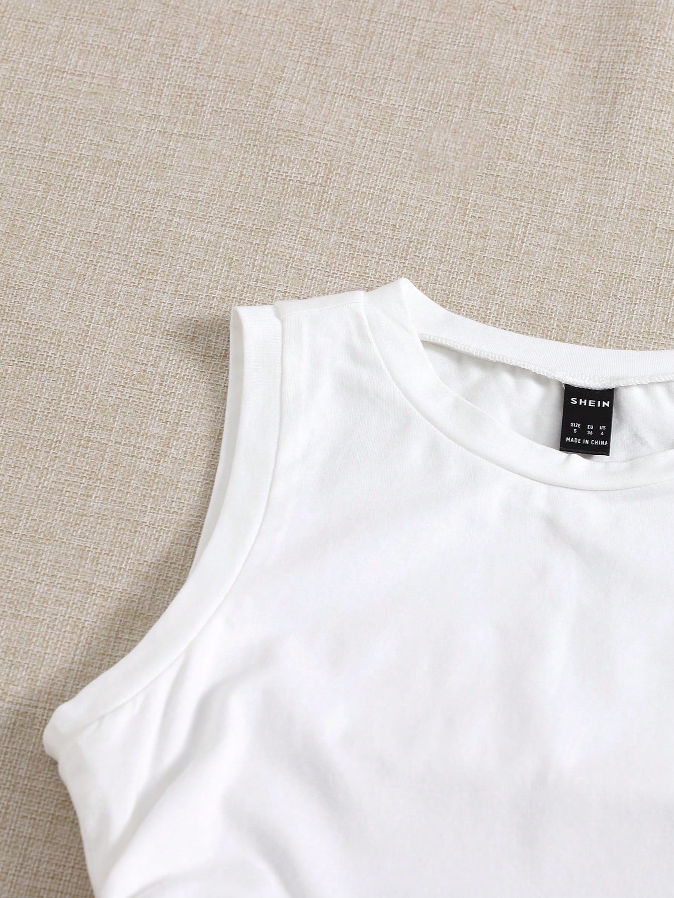 EZwear Drawstring Ruched Side Crop White Summer Outfits Back Tank Top