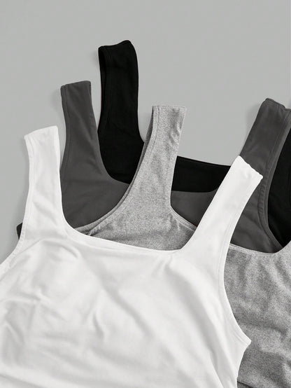EZwear Multicolor Women Knitted Slim Fit Casual Camisole