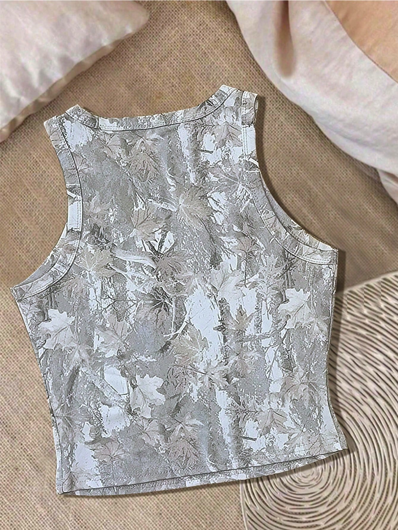 EZwear Women's Summer Sleeveless Tank Top With All-Over Print