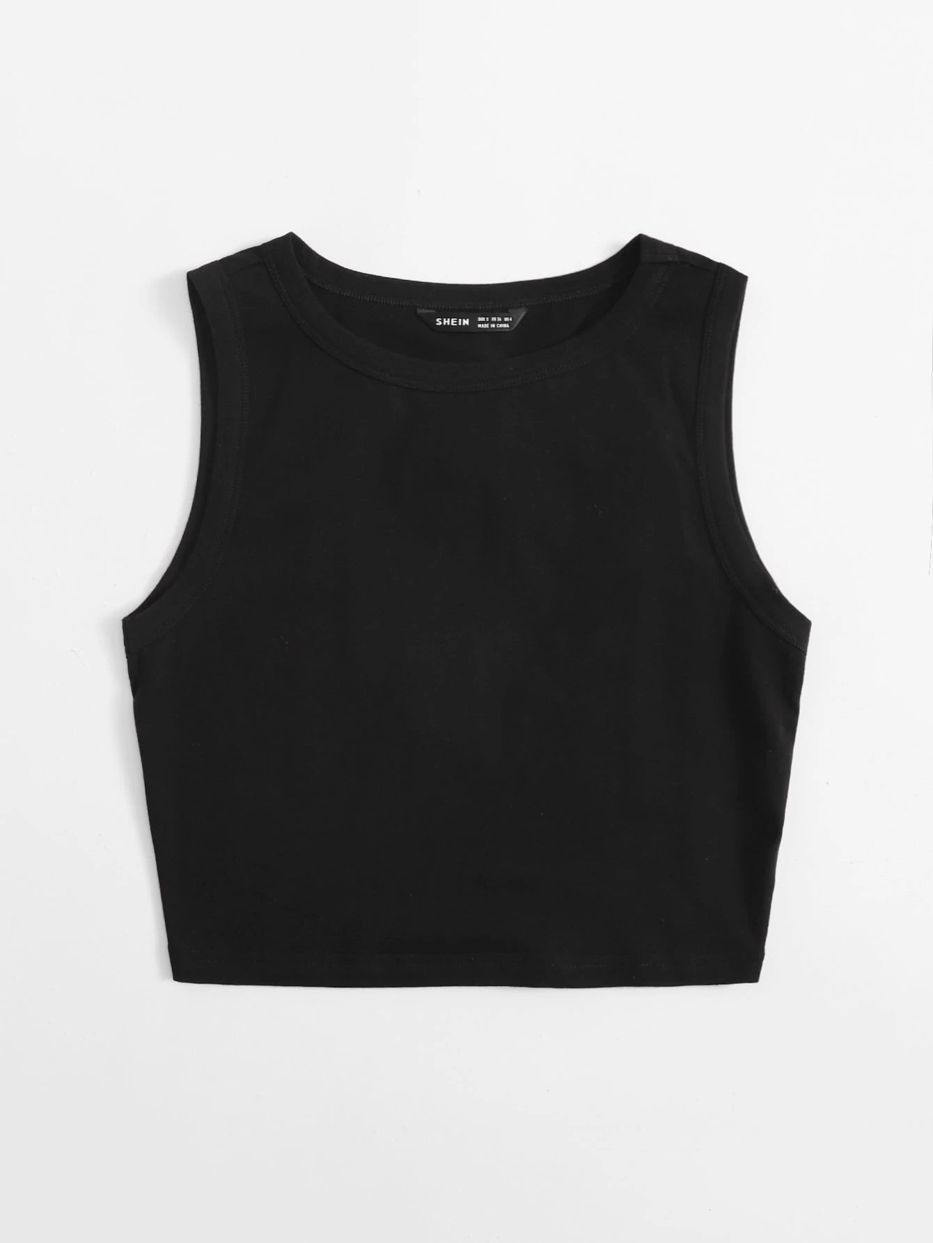 EZwear Women Summer Casual Solid Crop Tank Top
