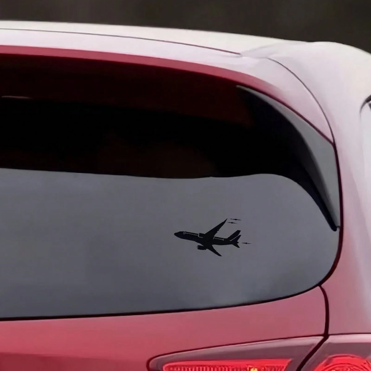 Fashionable Flying Jet Aircraft Car Vinyl Stickers- Durable And Waterproof Car Stickers, Self-Adhesive Vinyl Graphics Suitable For Windows, Body And Exterior, Cool Aviation Design Suitable For Smooth