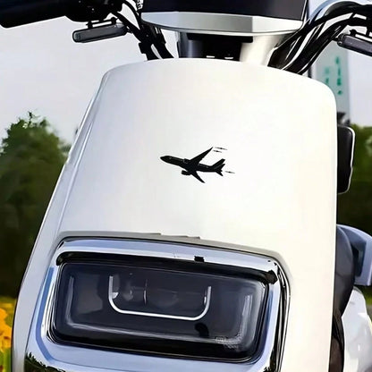 Fashionable Flying Jet Aircraft Car Vinyl Stickers- Durable And Waterproof Car Stickers, Self-Adhesive Vinyl Graphics Suitable For Windows, Body And Exterior, Cool Aviation Design Suitable For Smooth