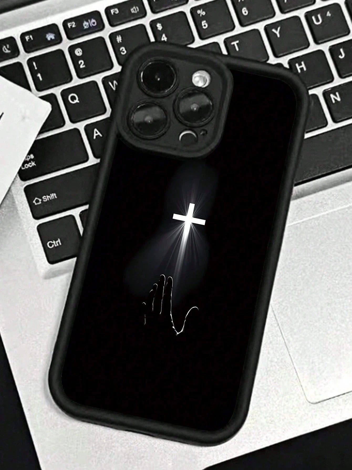 Fashionable High Bamboo Black TPU Shockproof Protective Case Compatible With Apple, Suitable As Birthday And Christmas Gift For Couples, Girlfriends, Daughters, Boyfriends, Teens And Young Girls