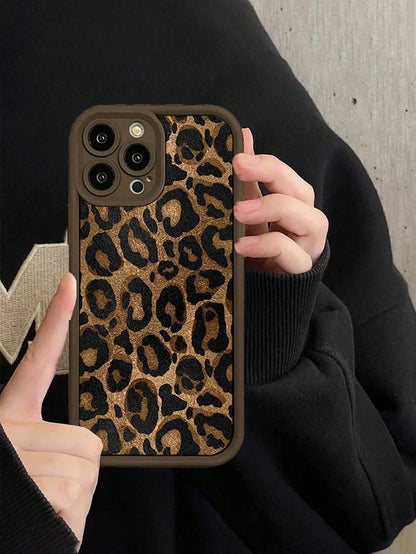 Fashionable High Bamboo Brown TPU Shockproof Protective Case Compatible With IPhone, Suitable As Birthday And Christmas Gift For Couples, Girlfriends, Daughters, Boyfriends, Teens