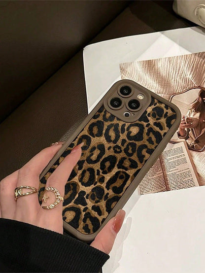 Fashionable High Bamboo Brown TPU Shockproof Protective Case Compatible With IPhone, Suitable As Birthday And Christmas Gift For Couples, Girlfriends, Daughters, Boyfriends, Teens