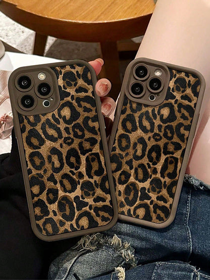 Fashionable High Bamboo Brown TPU Shockproof Protective Case Compatible With IPhone, Suitable As Birthday And Christmas Gift For Couples, Girlfriends, Daughters, Boyfriends, Teens