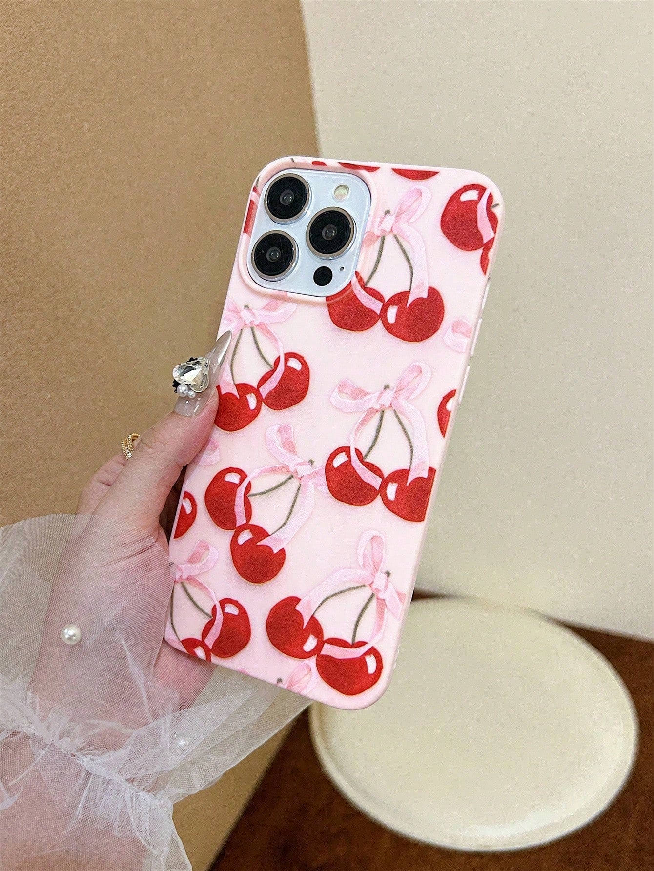 Fashionable Liquid Light Pink TPU Shockproof Protective Case Compatible With Apple, Suitable As Birthday And Christmas Gift For Couples, Daughters, Girlfriends, Teenage Girls