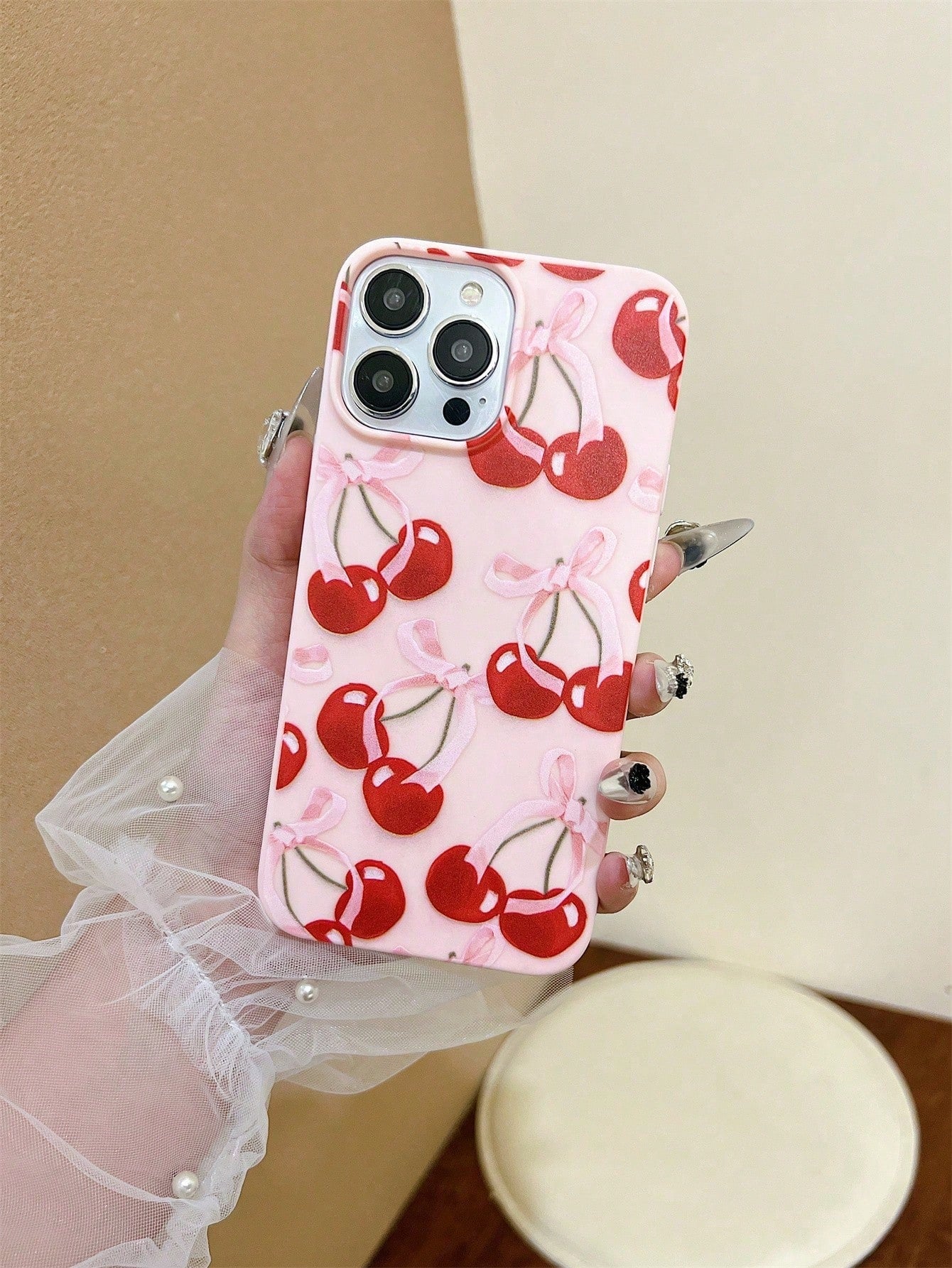 Fashionable Liquid Light Pink TPU Shockproof Protective Case Compatible With Apple, Suitable As Birthday And Christmas Gift For Couples, Daughters, Girlfriends, Teenage Girls