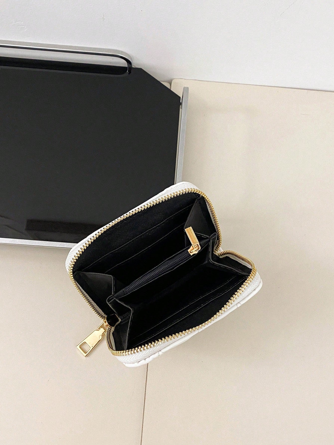 Fashionable Rhombus Versatile Women Wallet, Clutch, Business Card Holder, Y2K Punk Coin Purse, Embroidered Wallet, Multi-Functional Multi-Card Wallet, Short Wallet, Office, Travel, Holiday, Fashion, R