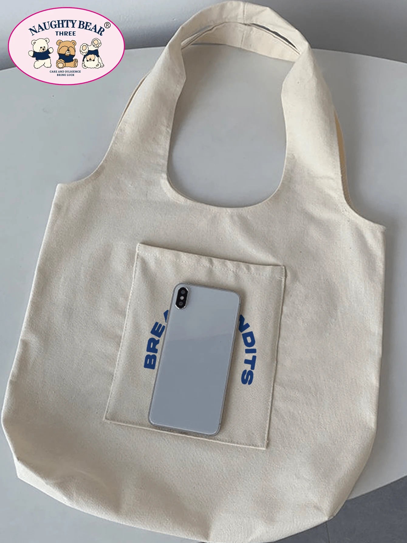 Fashionable Simple All-Match Cartoon Printed Canvas Bag School Bag,Large Capacity,Lightweight,Portable,Luggage Strap Design, Suitable For Teen Girls Women College Students, Perfect For Back To School