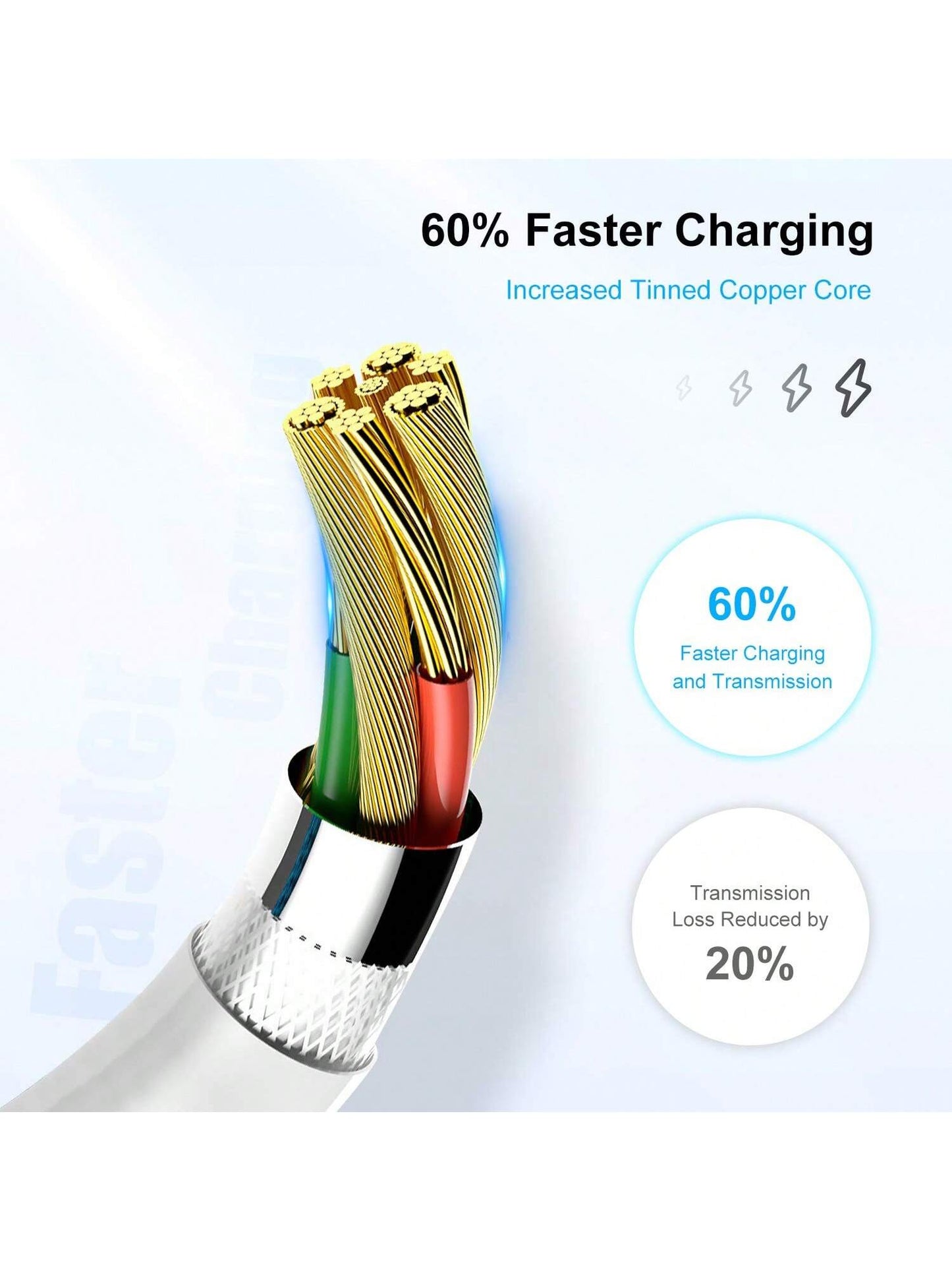 Fast Charging Data Cable Compatible With IPhone, Efficient Data Transfer Fast Charging Cable Compatible With IPhone 14 Pro Max/14 Pro/14 Plus/14/13/12/11/XS/XR/8/7/6/Laptop Series