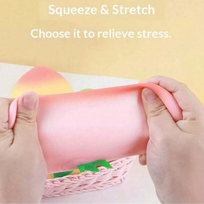 Finger Squeeze Toy Squishy Toys Squishies, Stress Relief Toy, Squeezy Fruit Squishys, Squishy Stress Balls, Portable Squeeze Toy, Super Soft Multi-Play Sensory Squishy For All Ages