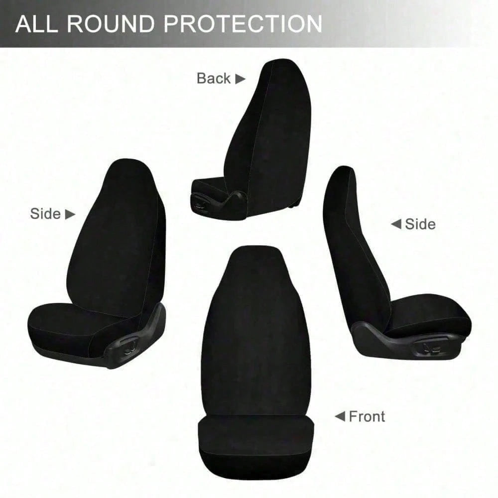 Floral Dragonfly Car Seat Covers Thin Covers For Front Seats Universal Fit Car Seat Protector Breathable For Summer Automotive Interior Accessories For Women Girls