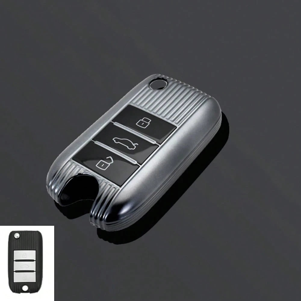 For Roewe RX5 MG3 MG5 MG6 MG7 MG ZS GT GS 350 360 750 TPU Leather Car Flip Key Case Cover Bag Shell Protector Accessories