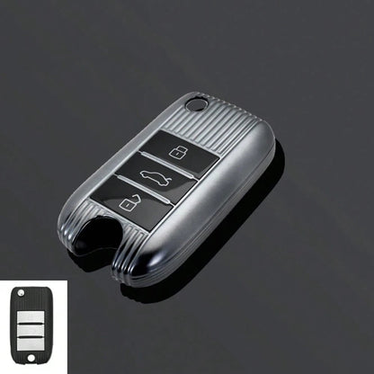 For Roewe RX5 MG3 MG5 MG6 MG7 MG ZS GT GS 350 360 750 TPU Leather Car Flip Key Case Cover Bag Shell Protector Accessories