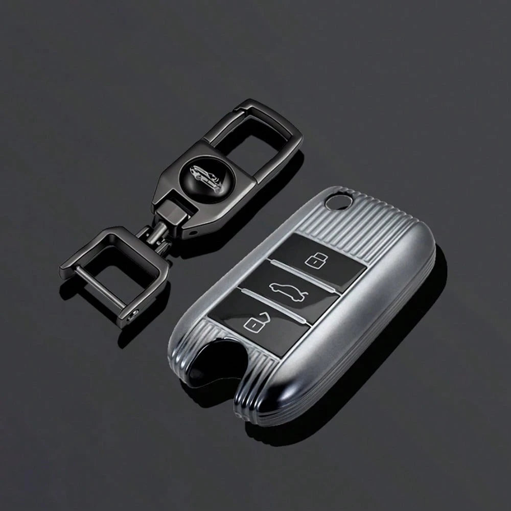 For Roewe RX5 MG3 MG5 MG6 MG7 MG ZS GT GS 350 360 750 TPU Leather Car Flip Key Case Cover Bag Shell Protector Accessories