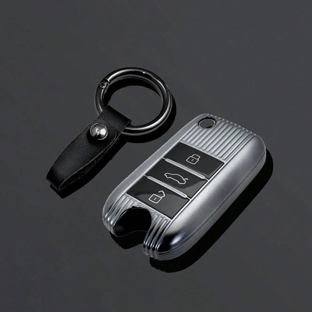 For Roewe RX5 MG3 MG5 MG6 MG7 MG ZS GT GS 350 360 750 TPU Leather Car Flip Key Case Cover Bag Shell Protector Accessories