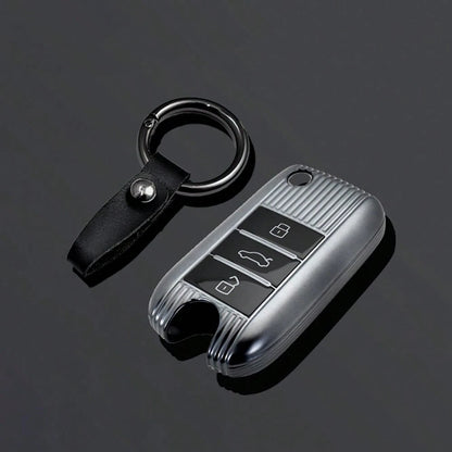 For Roewe RX5 MG3 MG5 MG6 MG7 MG ZS GT GS 350 360 750 TPU Leather Car Flip Key Case Cover Bag Shell Protector Accessories