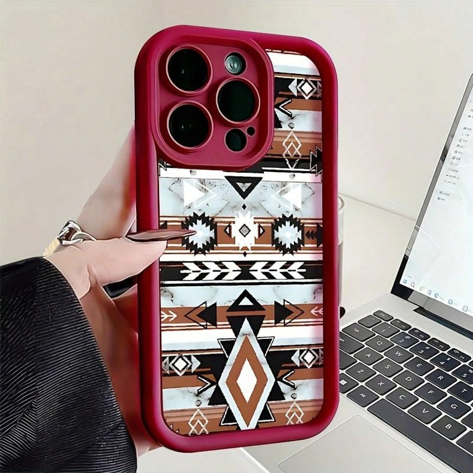 Full Protective Western Cowboy Culture Pattern Phone Case For IPhone 16 15 14 13 12 11 Pro Max Plus Luxury Shockproof Protection Back Cover,Suitable For IPhone17 Air