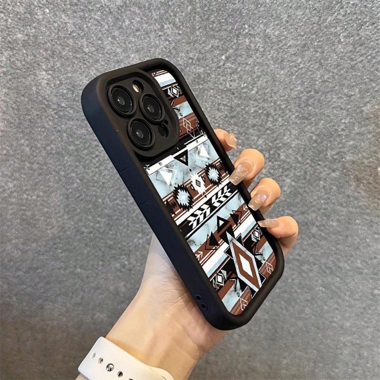 Full Protective Western Cowboy Culture Pattern Phone Case For IPhone 16 15 14 13 12 11 Pro Max Plus Luxury Shockproof Protection Back Cover,Suitable For IPhone17 Air