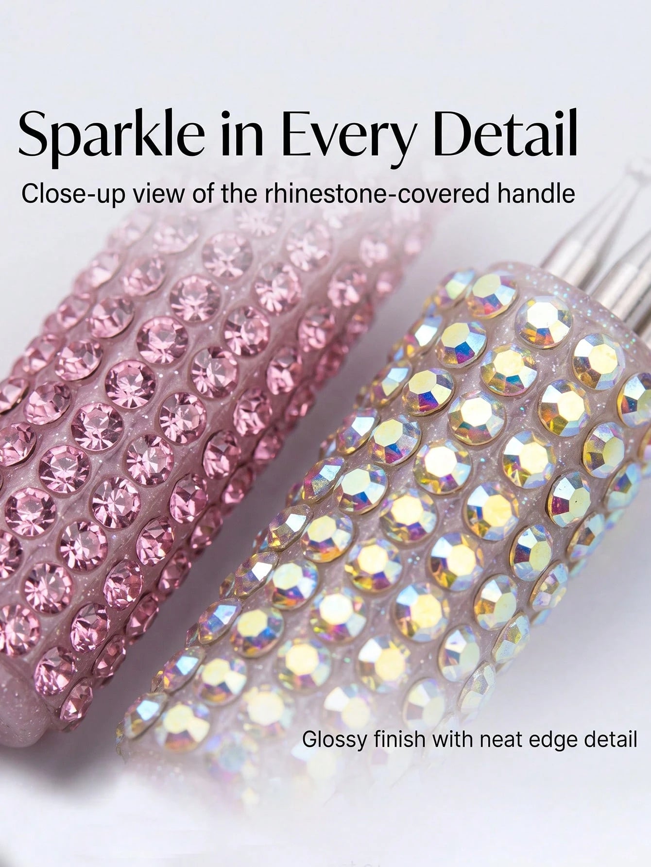 Full Rhinestone Nail Art Dotting Pen, Create Plum Blossom Pattern With One Stroke, Essential Nail Art Tool For Makeup Enthusiasts And Nail Art Beginners.