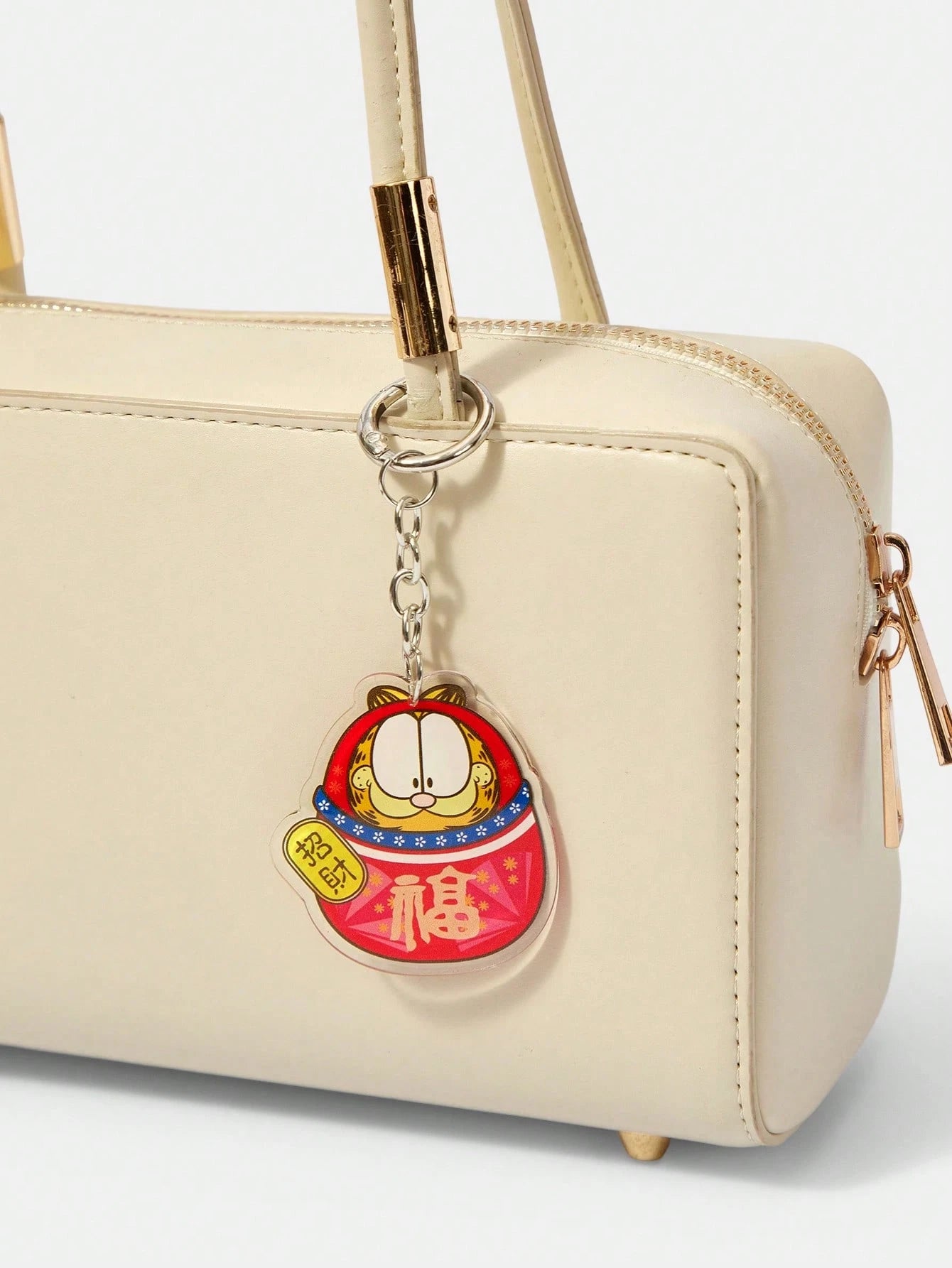 GARFIELD| Cartoon Orange Cat Acrylic Keychain, Cute Animal Bag Hanging