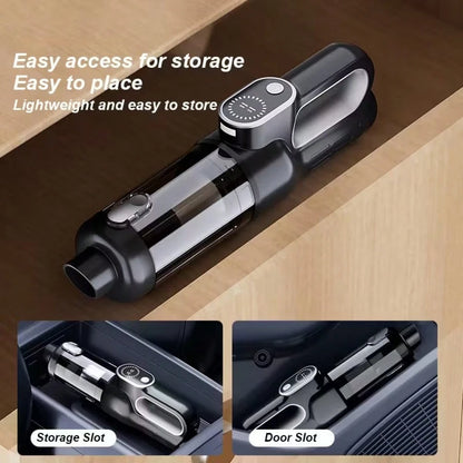 GHUSTAR 16000Pa Powerful Suction Handheld Cordless Vacuum Cleaner, Featuring A High-Power Brushless Motor With Built-In Lighting Function, Includes Multiple Accessories For Easily Handling Various Cle