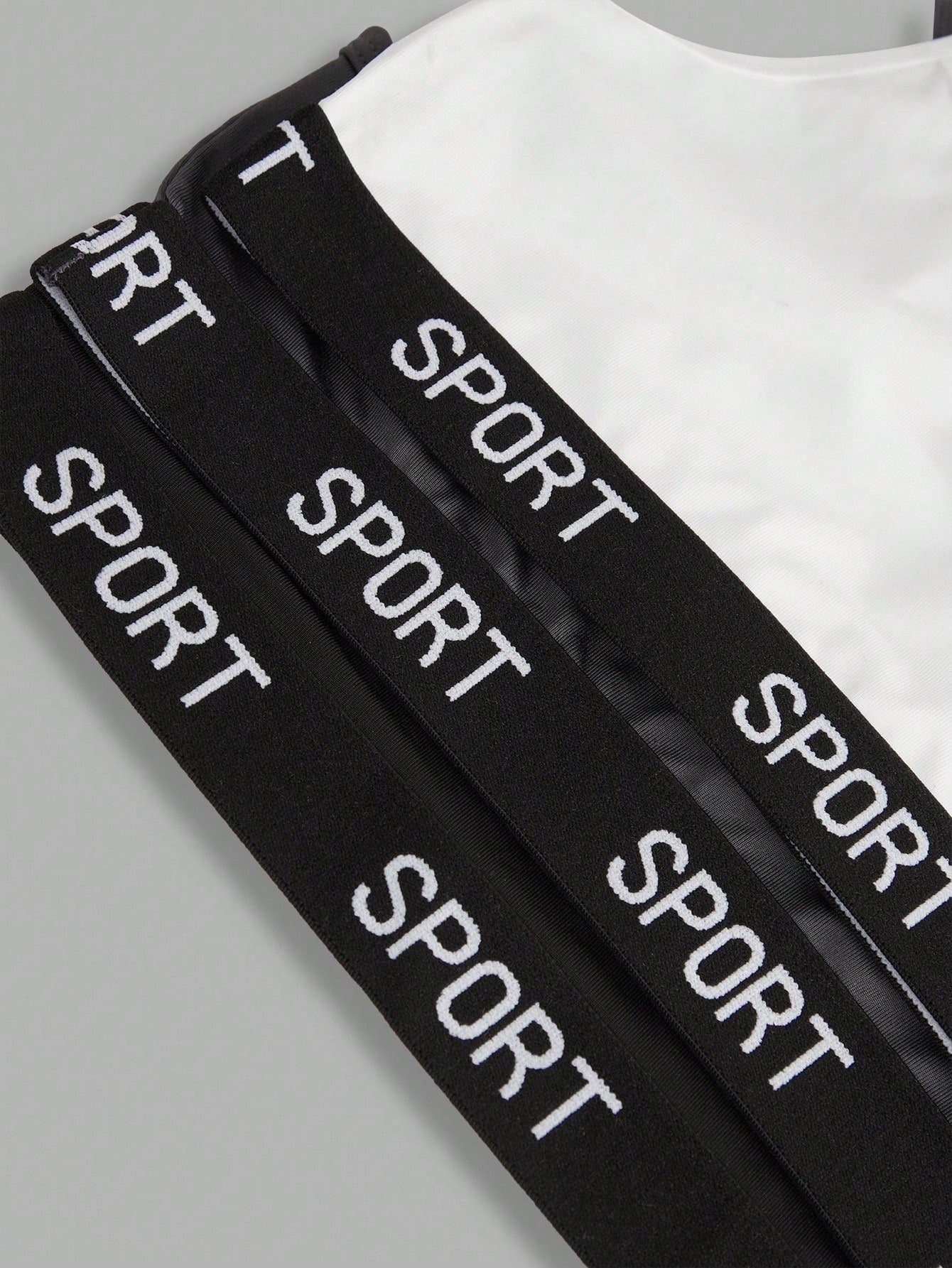 Girlism Teen Girl 3pcs/Set Teenage Girls Minimalist Letter Decorated Camisole Bralette Set