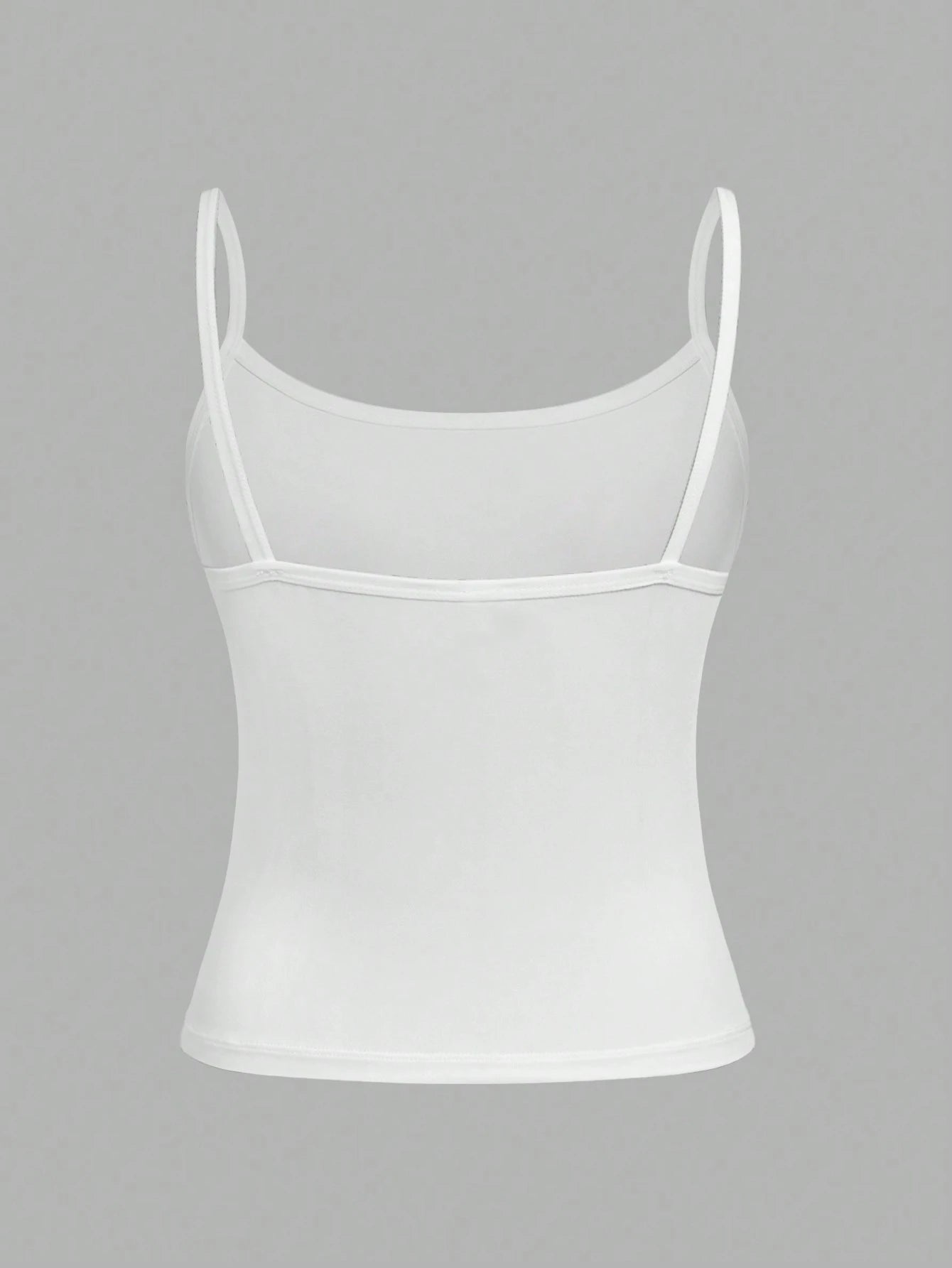 Girlism Teen Girl Teen Girls 2pcs Fashion Rhinestone Simple Comfortable Skin-Friendly Tight Camisole Underwear Set