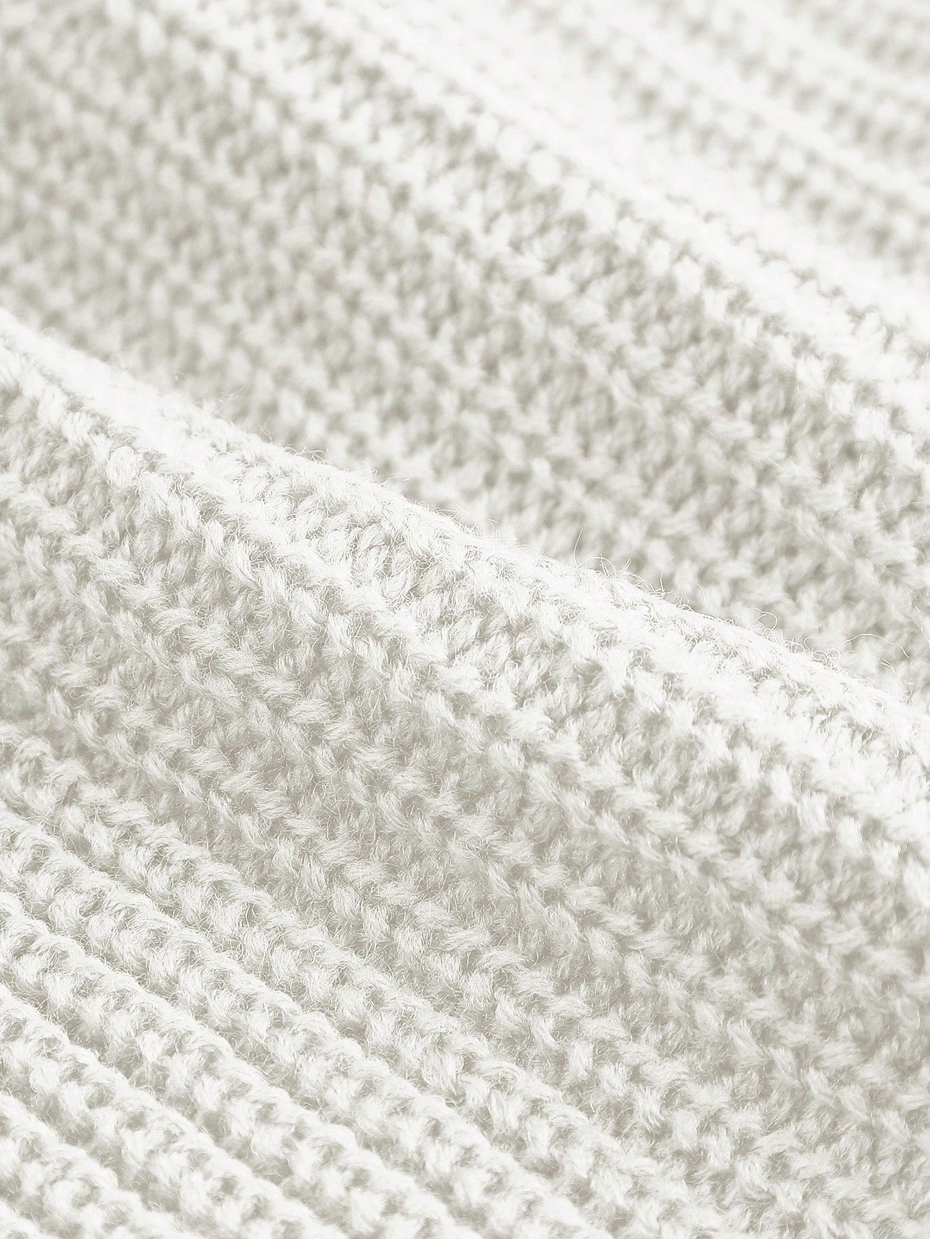 Girlism Teen Girls White/Cropped/Thick Knit Texture/Casual Lightweight Cardigan, Versatile, Suitable For Daily Wear, Sunprotection,In Fall/Winter