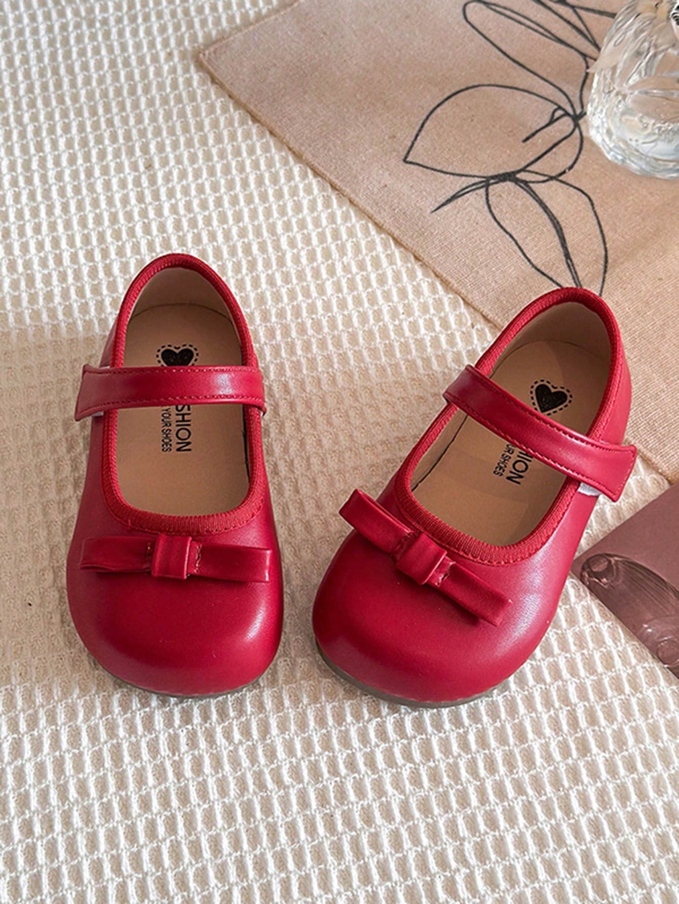Girls' Fashion Sweet Flat Mary Jane Shoes, Pearl Lace Bow Decor, Comfortable Soft Sole Baby Walking Shoes, Driving Loafers