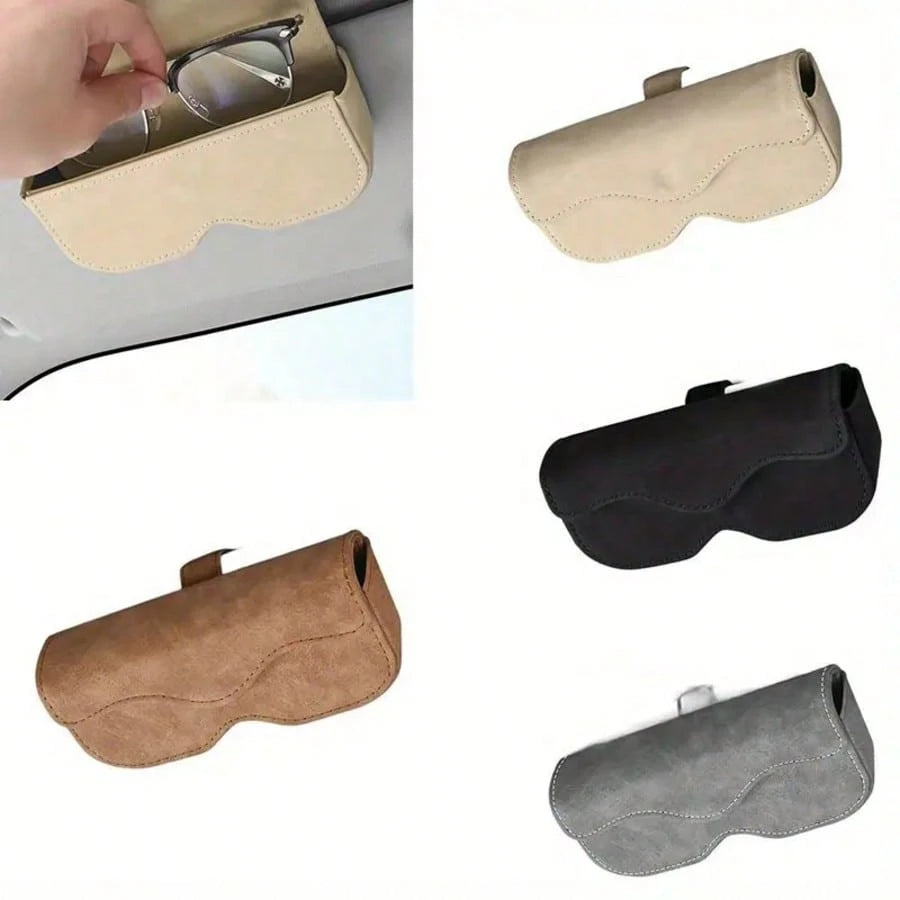 Glasses Clip For The Car's Visor And Glasses Case