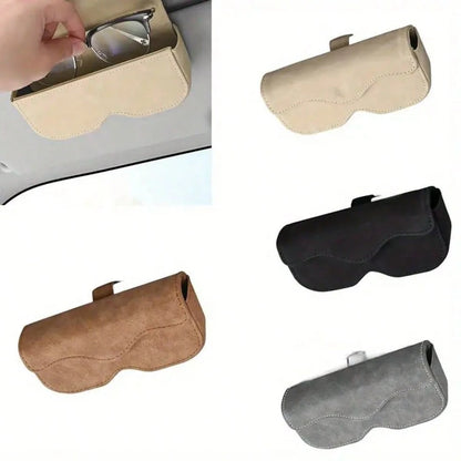 Glasses Clip For The Car's Visor And Glasses Case