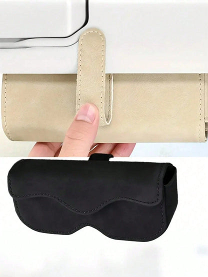 Glasses Clip For The Car's Visor And Glasses Case