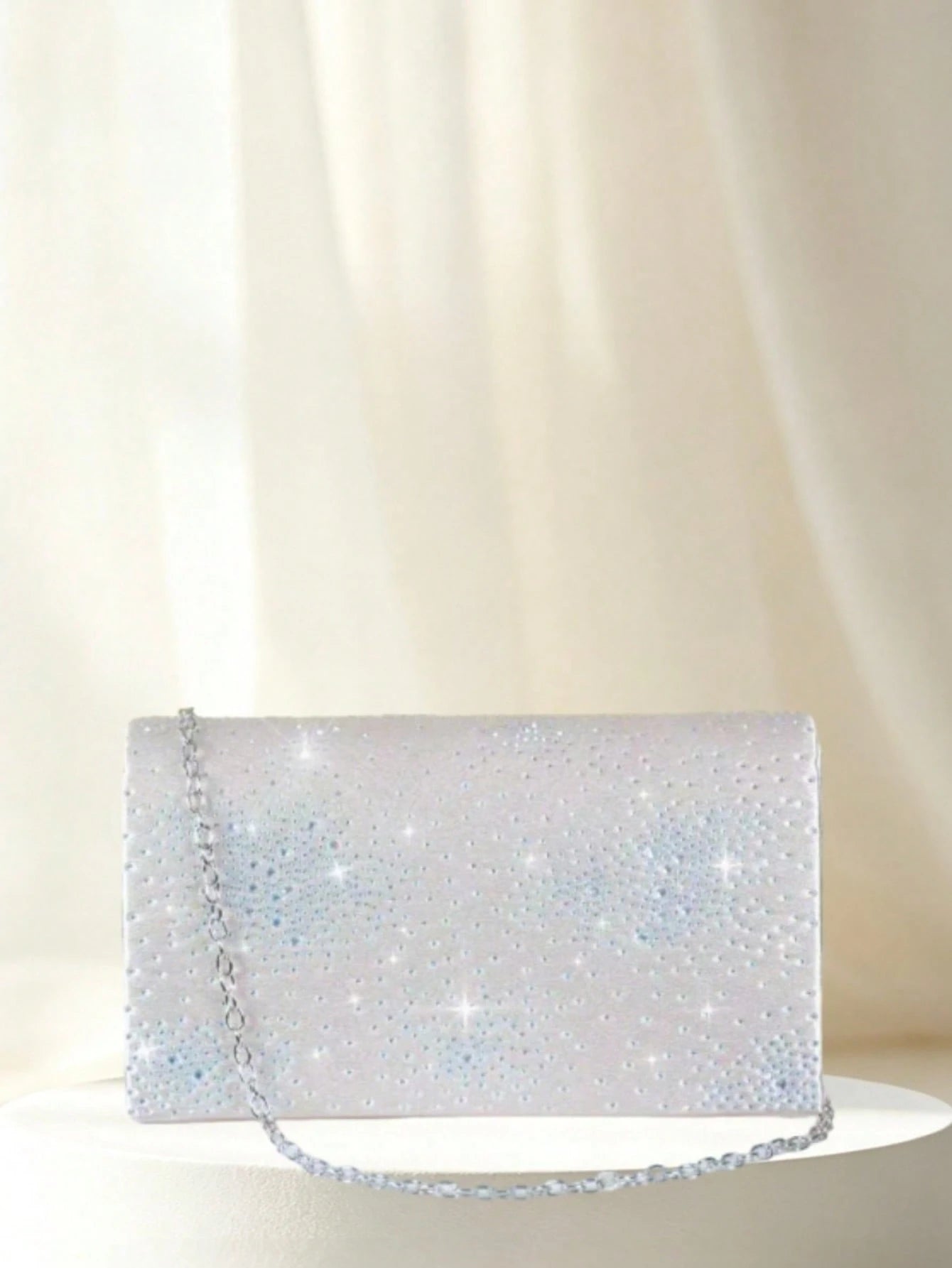 GOOD LUCKY Rhinestone Women's Evening Clutch Bag, Luxury, Fashion, Minimalist Velvet Handbag. Suitable For Wedding/ Party/ Commute/ Workplace/ Date And Other Occasions.