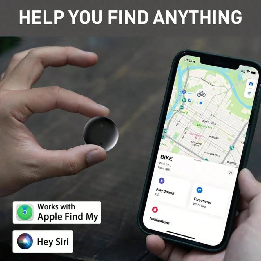 GPS Tracker For Car,Anti-Lost,Device,Smart,Mini Trackers Device Monthly Fee-Best Hidden GPs Trackers,Anti-Lost Device,Works With Vehicles,Undetectable GPS Tracke For Car,For IPhone, Airtag Pet, Dog, B