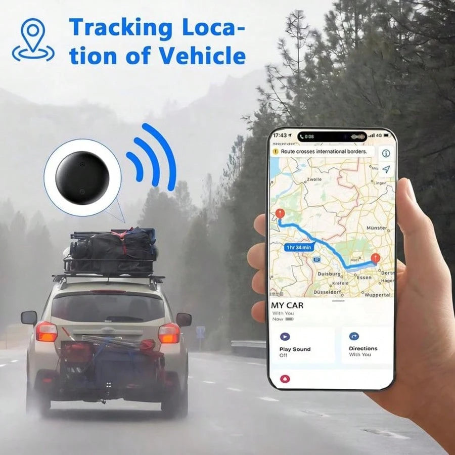 GPS Tracker For Car,Anti-Lost,Device,Smart,Mini Trackers Device Monthly Fee-Best Hidden GPs Trackers,Anti-Lost Device,Works With Vehicles,Undetectable GPS Tracke For Car,For IPhone, Airtag Pet, Dog, B