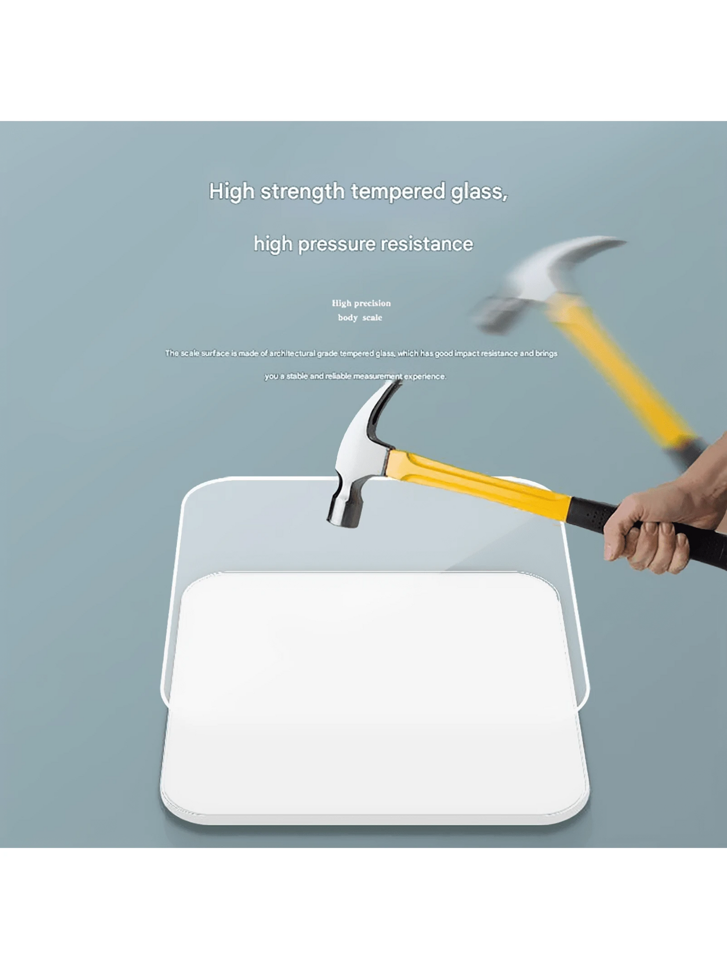 Hidden Screen Weight Scale, Human Digital Bathroom Scale, Accurate To 0.05 Lbs, Bright LED Display And Clear Large Numbers, Upgraded Quality, Safety For Elderly Home Use, 400 Lbs/180 Kg