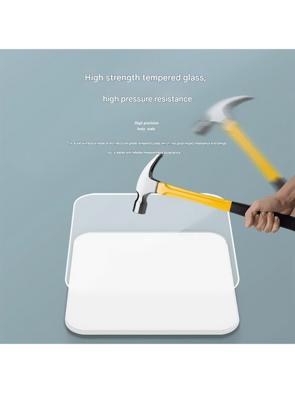 Hidden Screen Weight Scale, Human Digital Bathroom Scale, Accurate To 0.05 Lbs, Bright LED Display And Clear Large Numbers, Upgraded Quality, Safety For Elderly Home Use, 400 Lbs/180 Kg