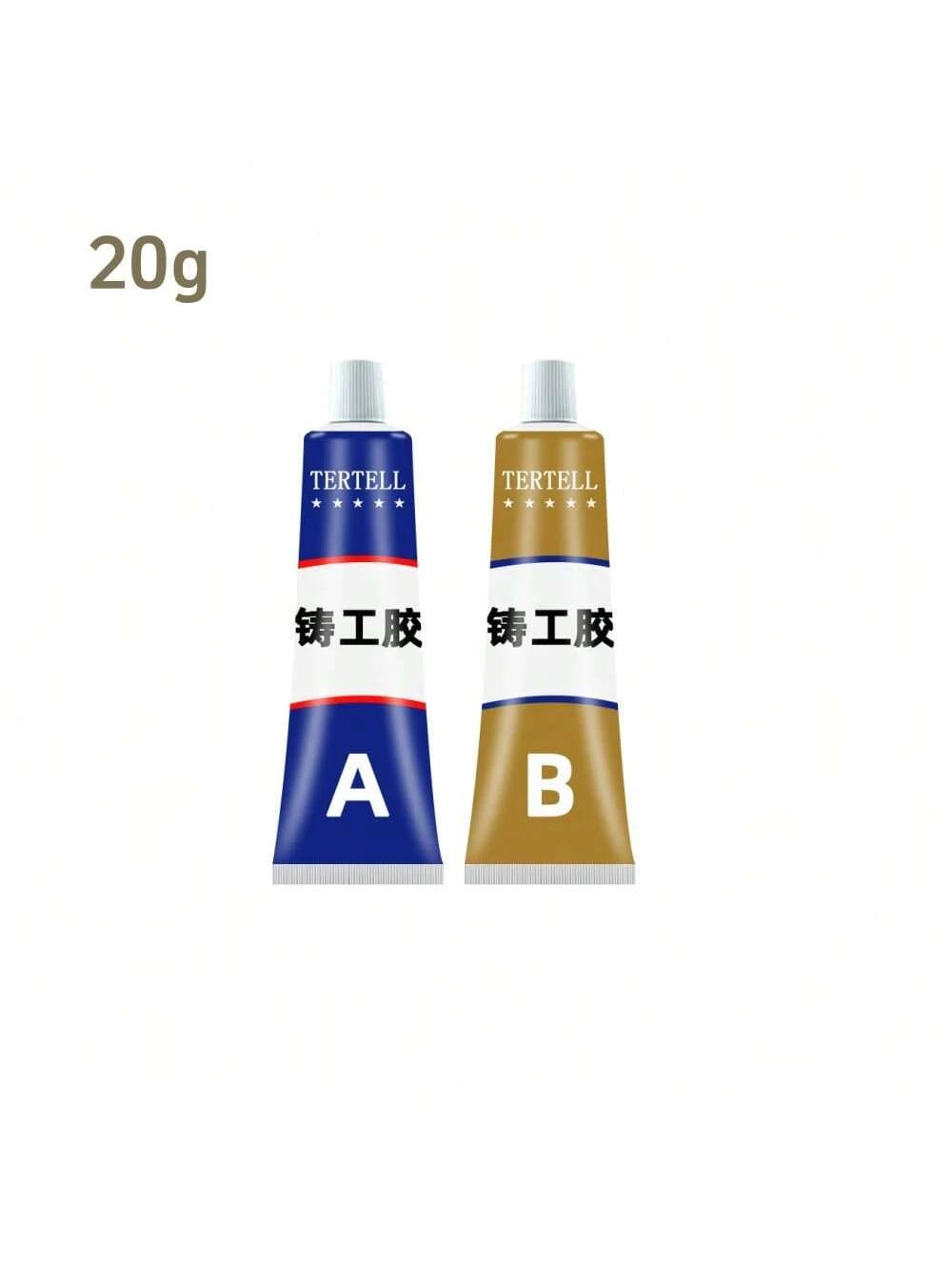 High Strength Metal Repair Glue Strong Cold Welding Glue Magic Plastic Repair Casting Adhesive Heat Resistance AB Glue Sealant