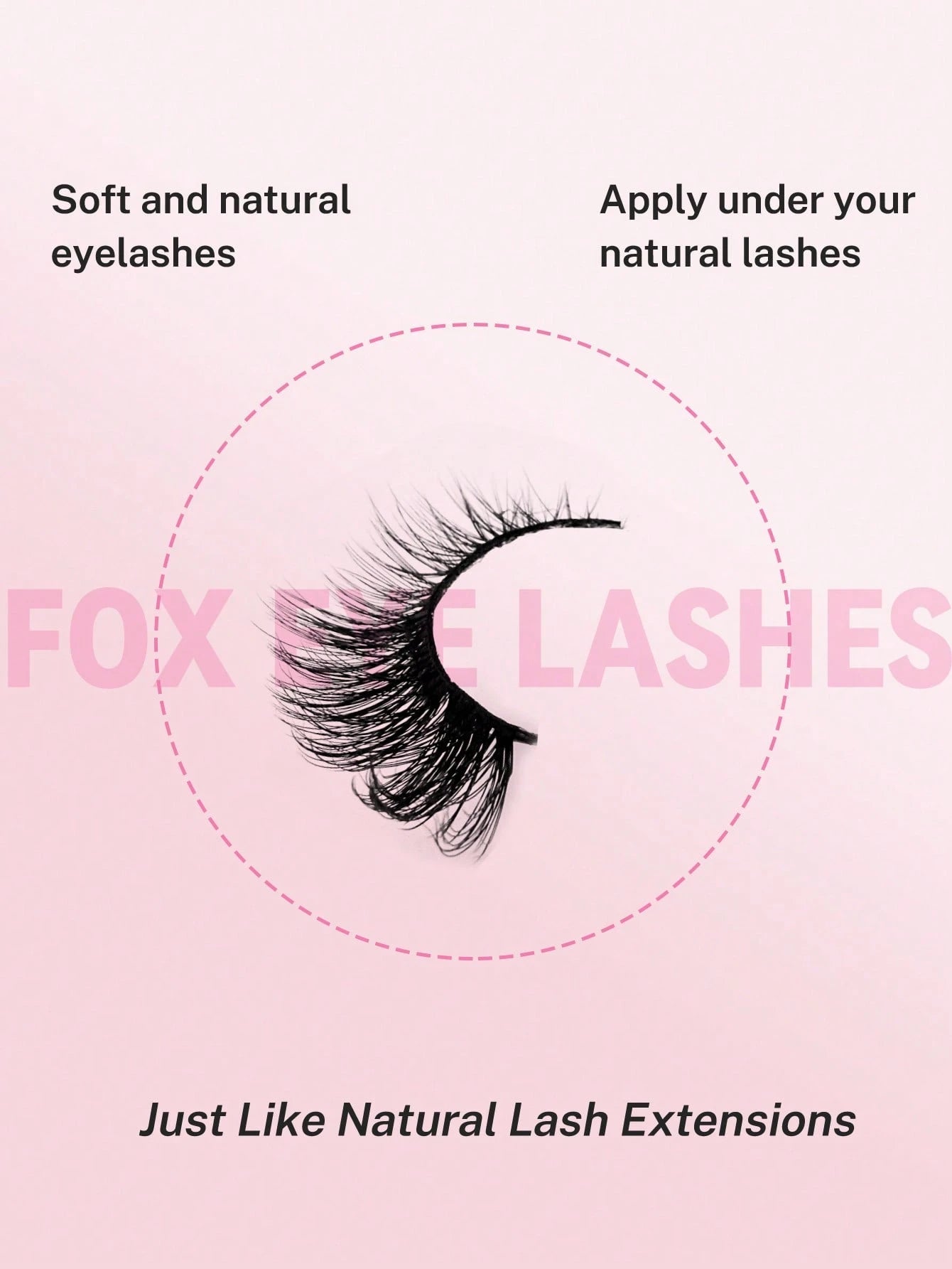 Hinarin 5 Pairs Cat Eye False Eyelashes, 3D Effect, Short Length, Natural Look, Slender D-Curl Faux Mink Eyelashes, Elongated Eye Tail, Dense Fox Eye False Eyelashes, Strip False Eyelashes, Eyelashes